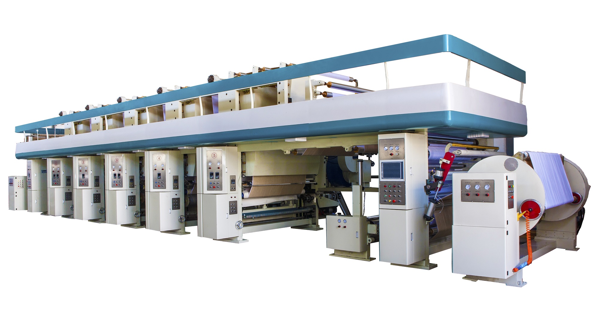 Electronic axis of PVC printing and coating machine